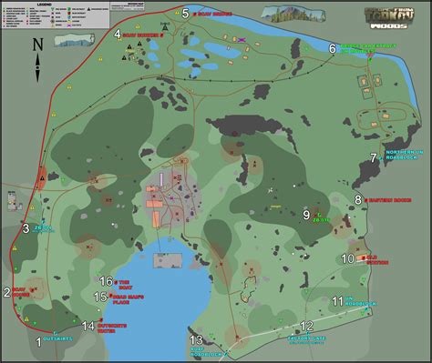 tarkov woods map wiki
